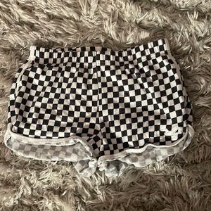 Checkered shorts